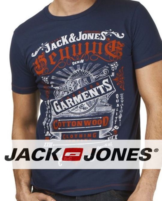 Jack & Jones - Мужские футболки Jack & Jones - сток оптом - одежда оптом Jack & Jones - Мужские футболки Jack & Jones - сток оптом - одежда оптом