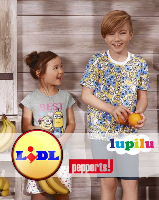 Детские летние комплекты  Lupilu + Pepperts