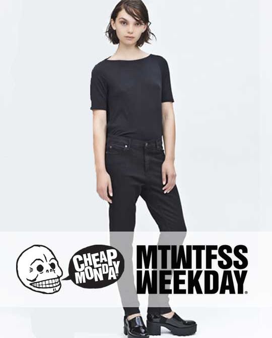 Женские джинсы Cheap Monday+Monki - Stockhouse - одежда оптом - сток оптом Женские джинсы Cheap Monday+Monki - Stockhouse - одежда оптом - сток оптом