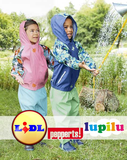 Детские дождевики  Lupilu-Pepperts