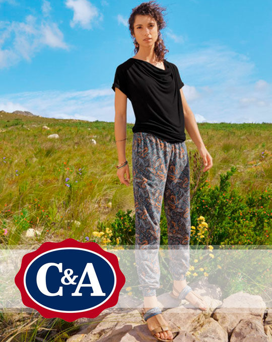 Микс женские летние штаны C&A