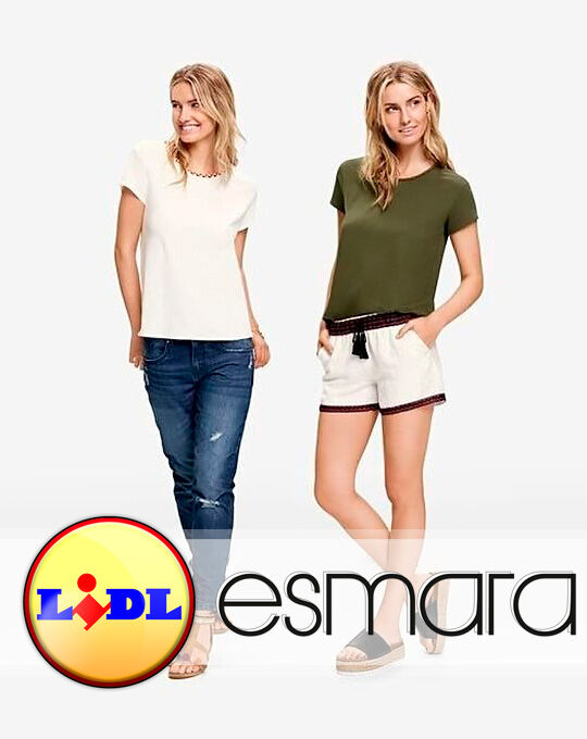 Лето Женская футболка с косичкой  Esmara
