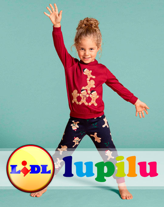 Детская стоковая одежда Детский Микс пижамы Lupilu-Pepperts