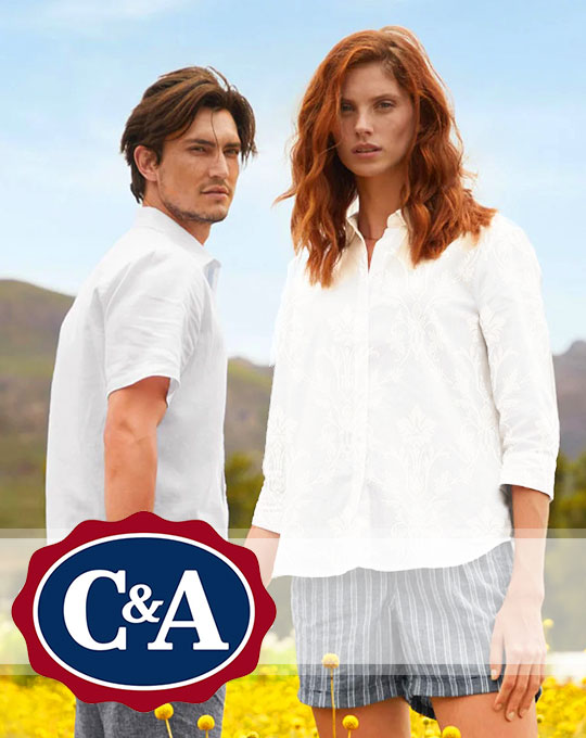 Микс мужской и женской одежды C&A on-line
