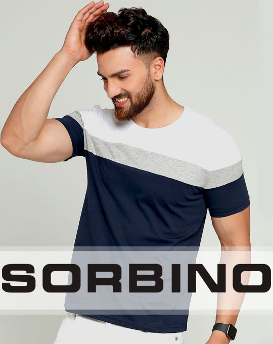 Мужские футболки  SORBINO